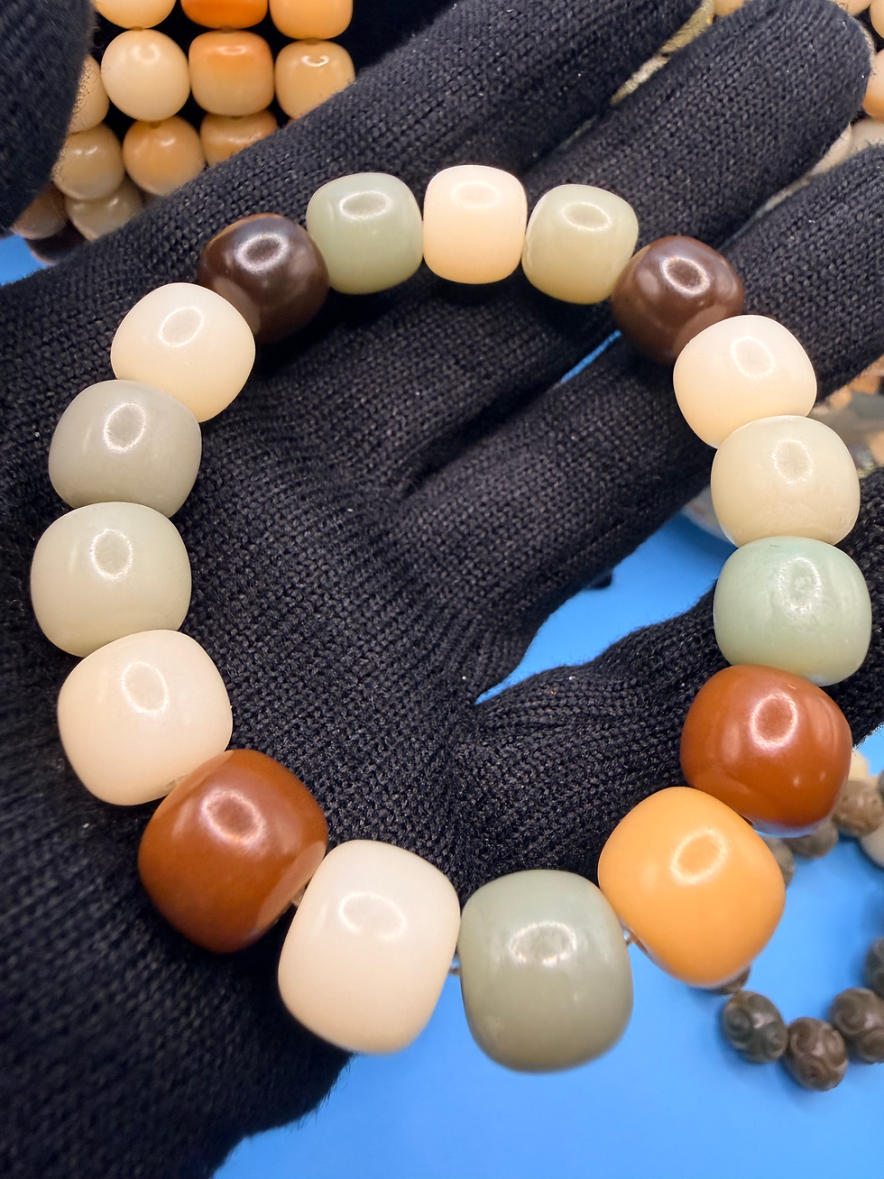 Thumbnail: Sandalwood Ember Bodhi Bracelet