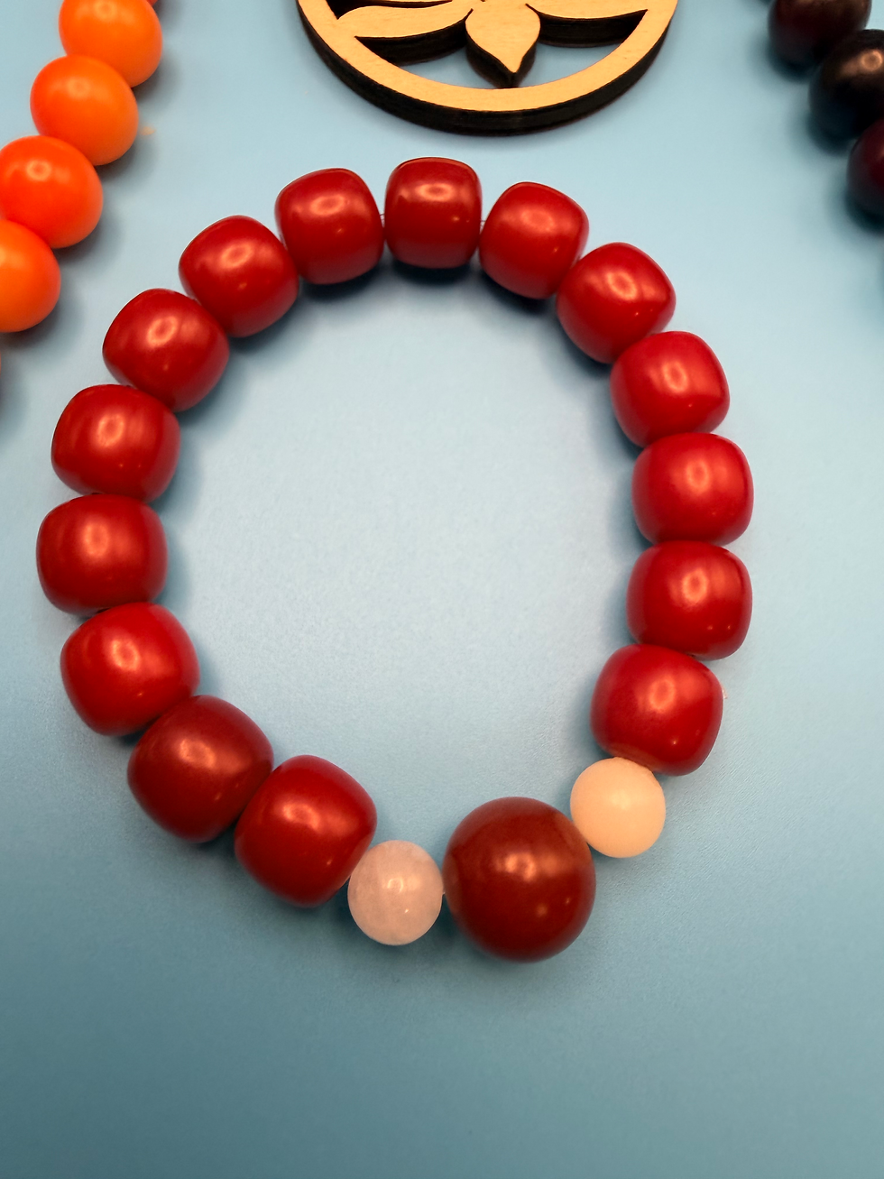 Thumbnail: Crimson Bloom Bodhi Bracelet