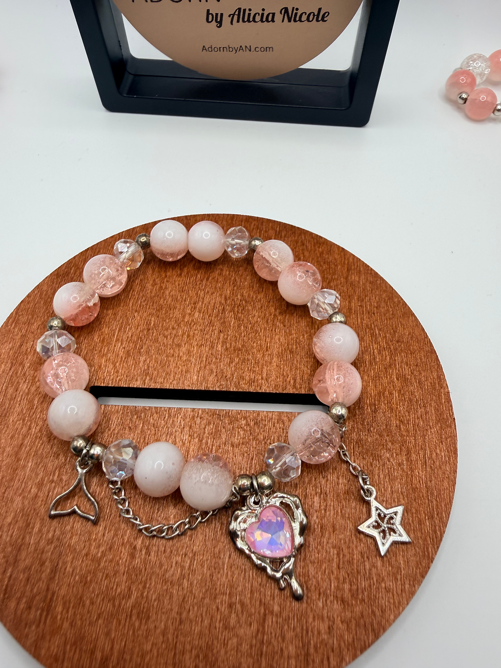 Thumbnail: Rose Gleam Flexible Charm Bracelet