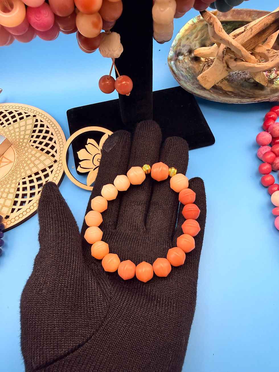 Thumbnail: Rose Petal Bodhi Bracelet