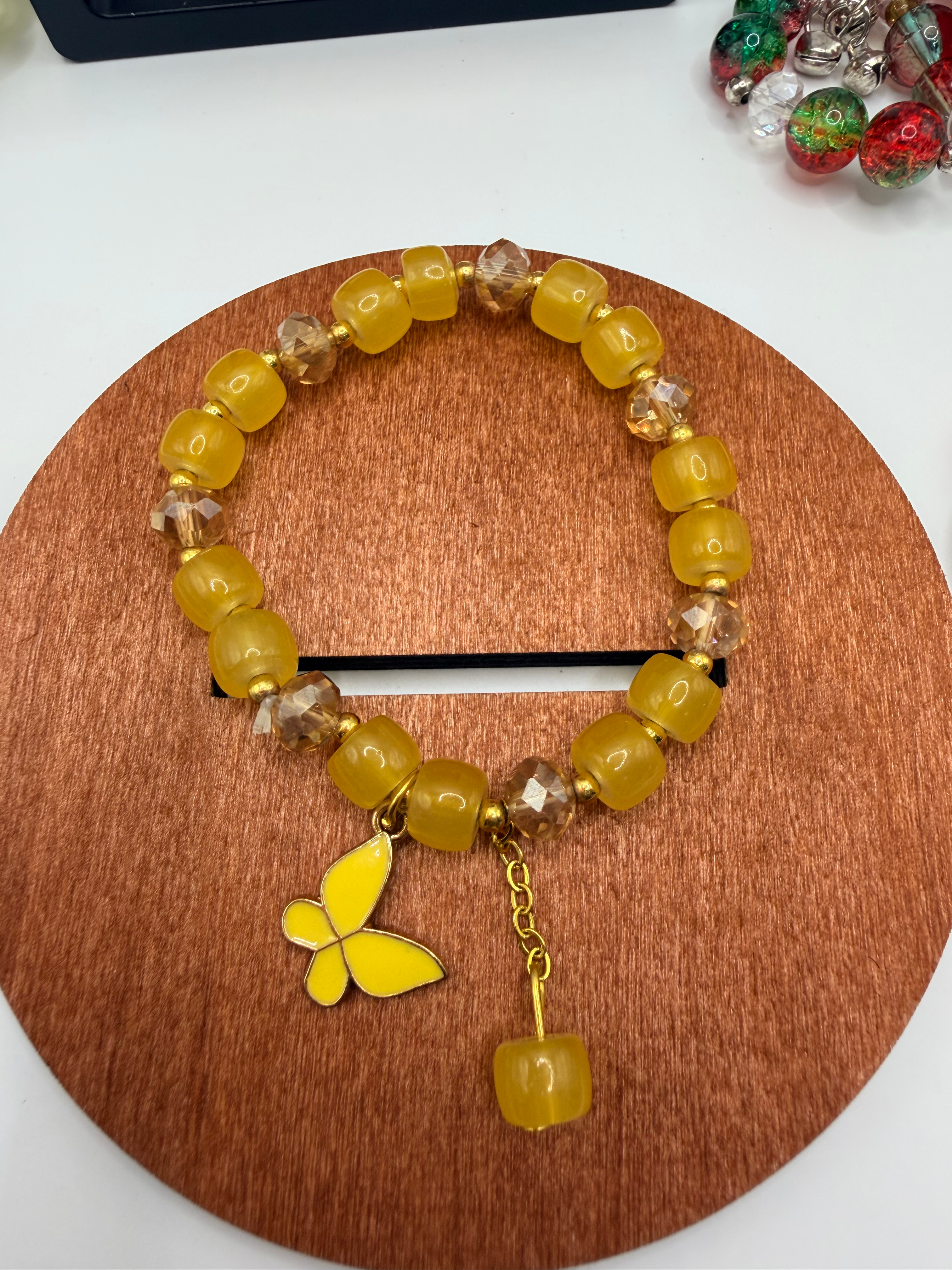 Golden Tide Flexible Charm Bracelet