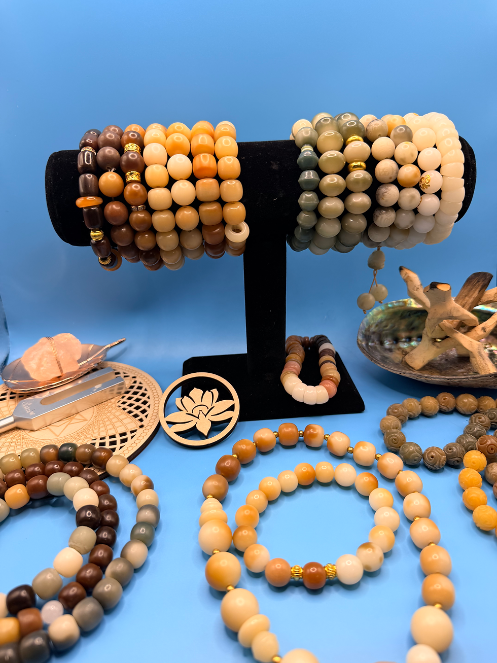Thumbnail: Sandalwood Velvet Bodhi Bracelet