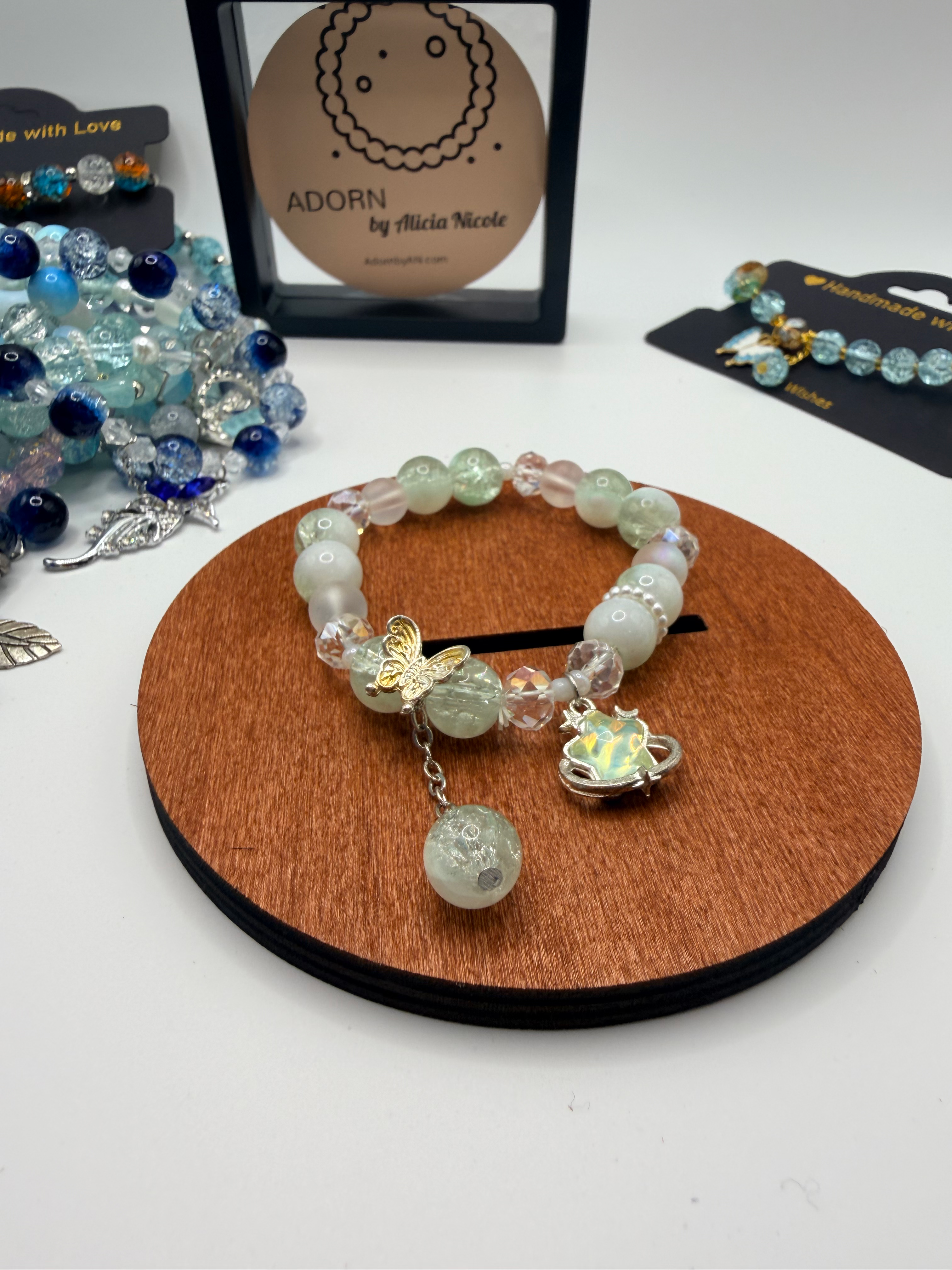 Azure Secret Flexible Charm Bracelet