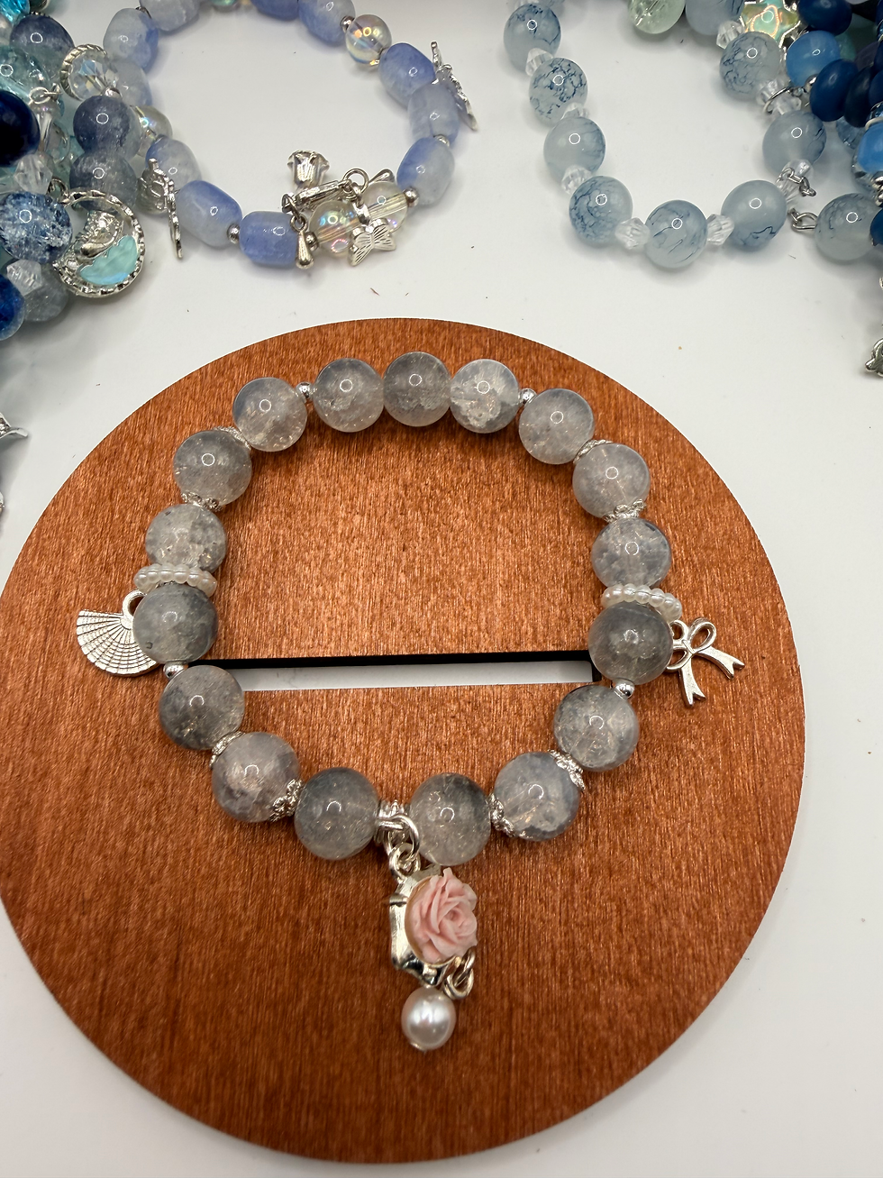 Thumbnail: Azure Breeze Flexible Charm Bracelet