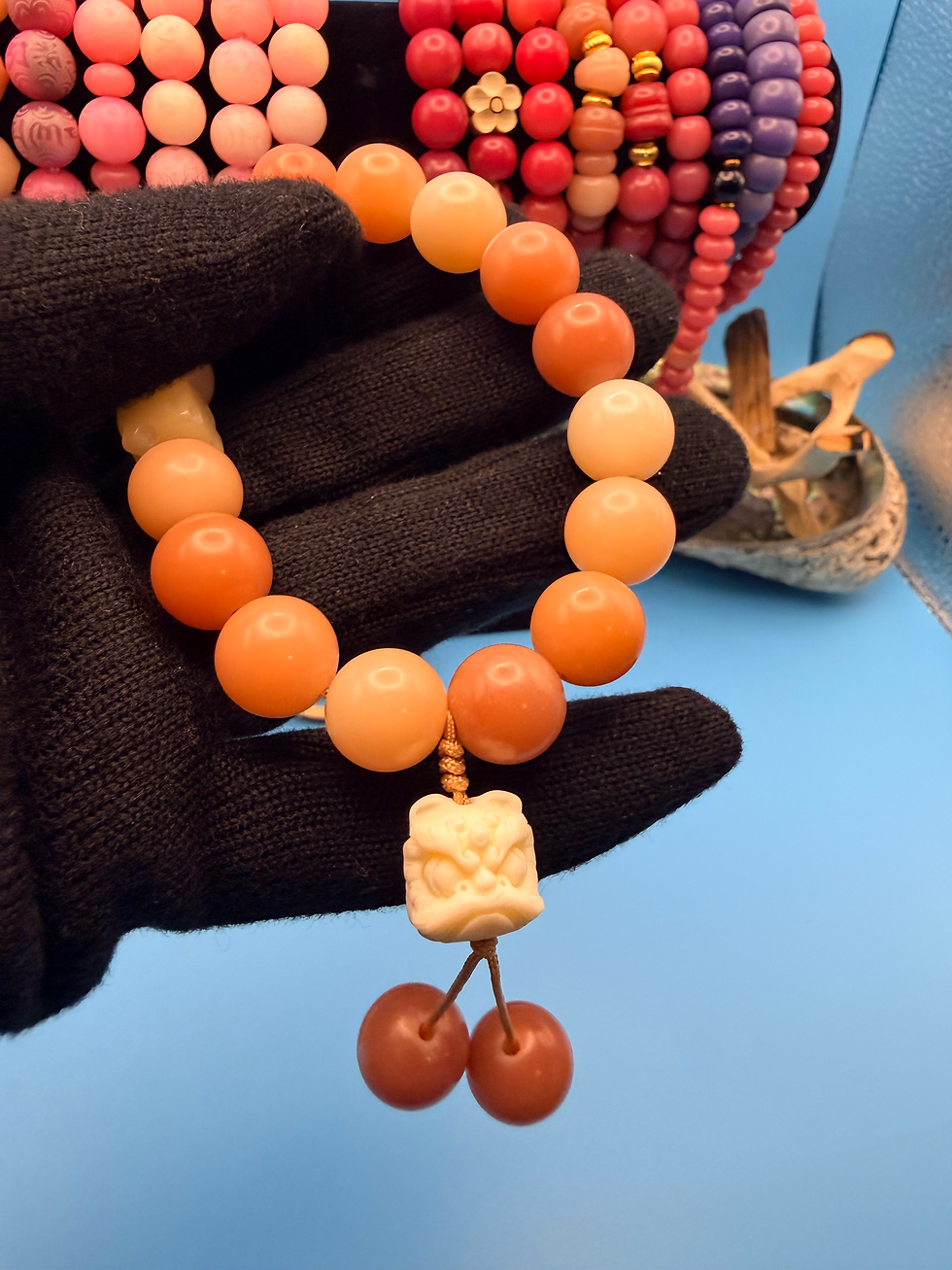 Thumbnail: Rose Gleam Bodhi Bracelet