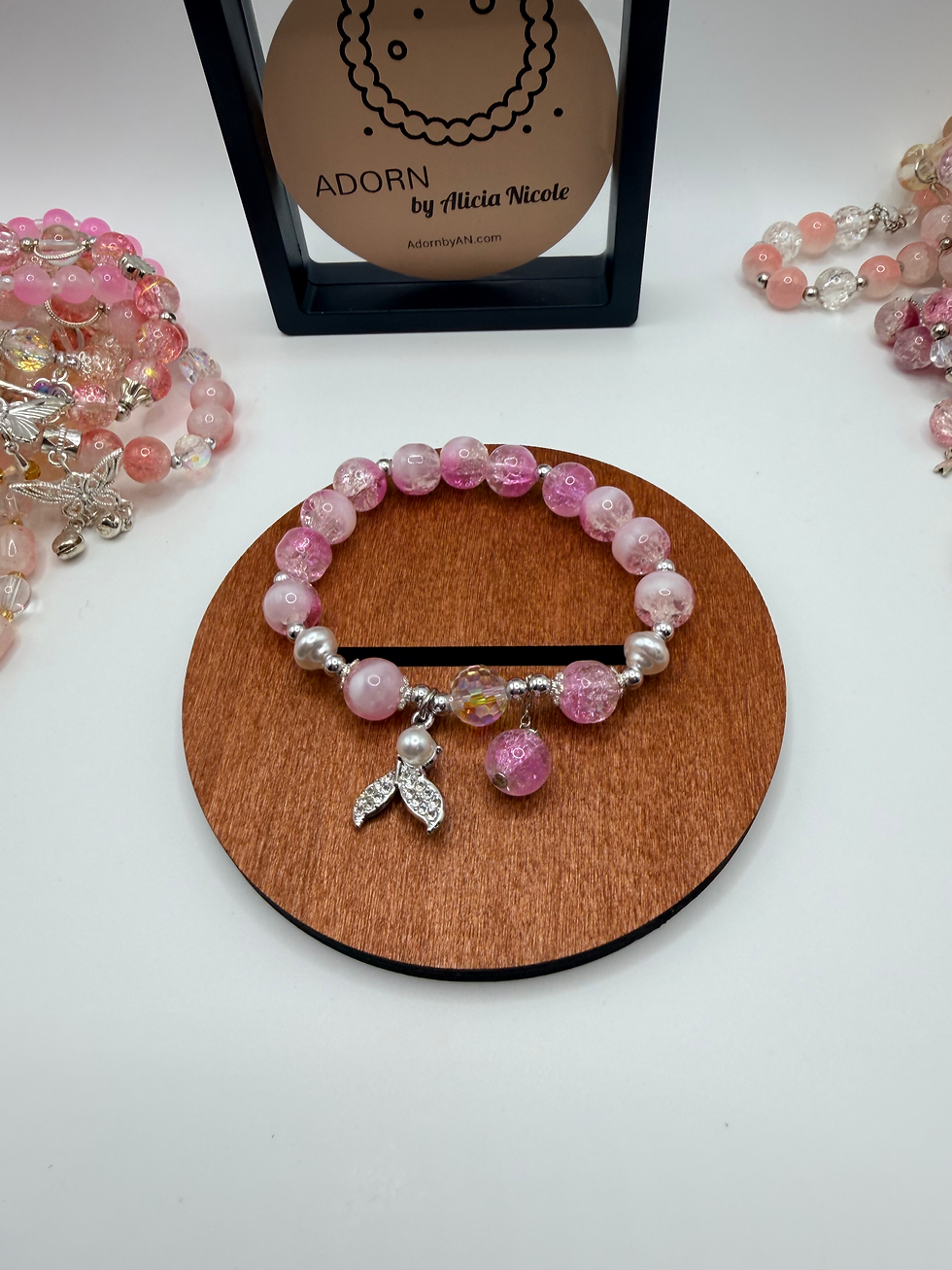 Thumbnail: Rose Harmony Flexible Charm Bracelet