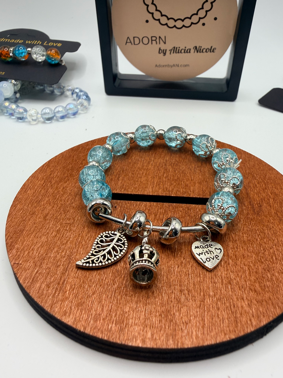 Thumbnail: Azure Mist Flexible Charm Bracelet