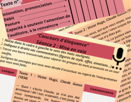 Concours d'éloquence - Mise en voix
