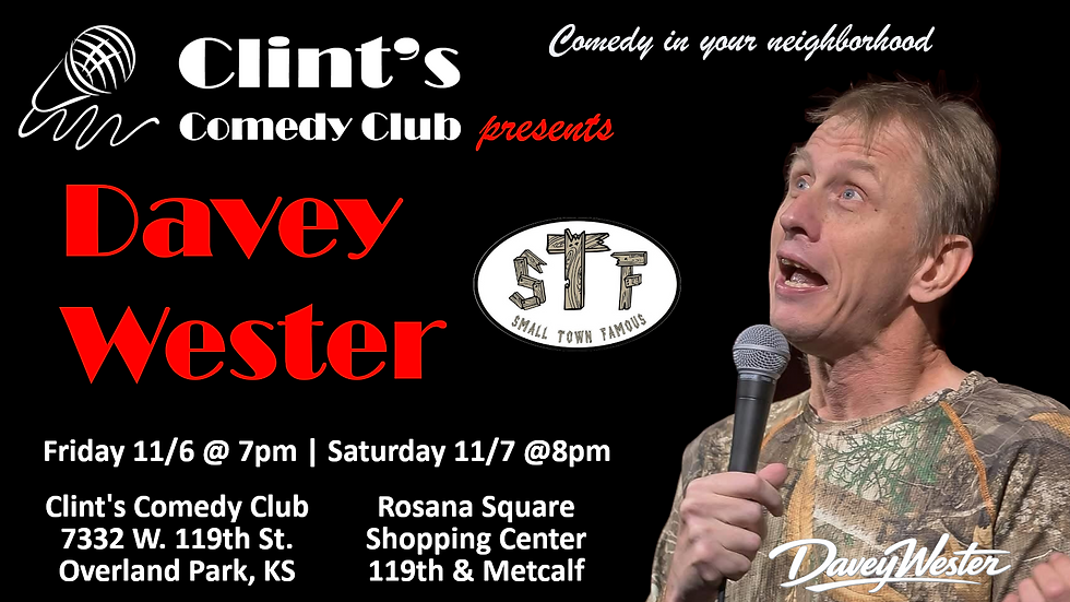 Davey Wester at Clint's Comedy Club