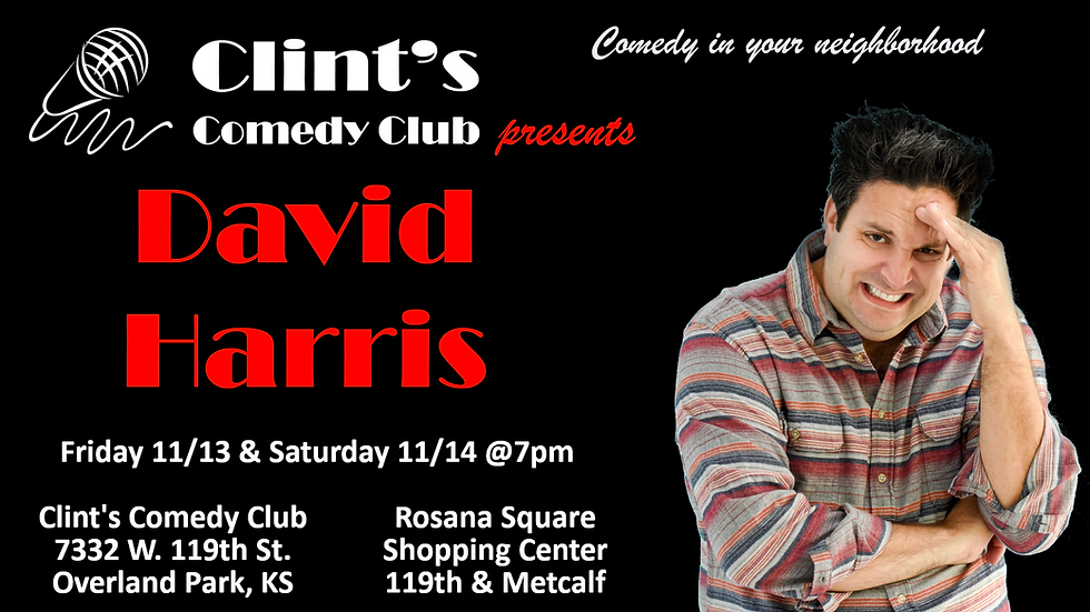 David Harris at Clint's Comedy Club