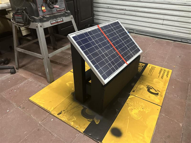 Figure 1: Solar Panel Mount for Testing