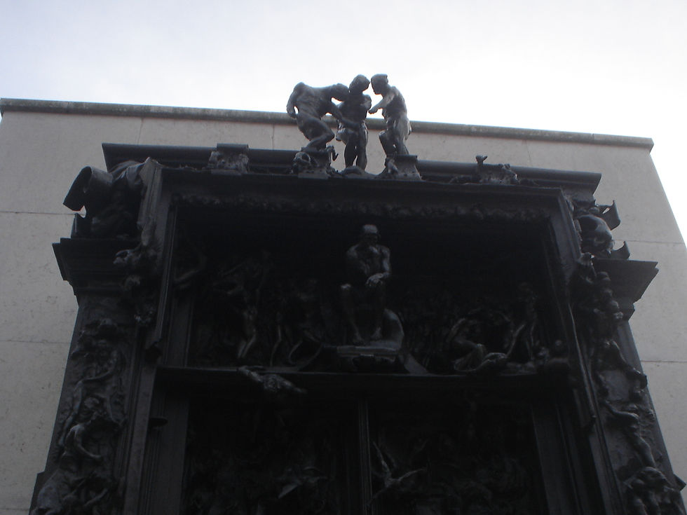 La Porte de l’Enfer” (A Porta do Inferno), na minha opinião, a mais impressionante, a mais colossal, a mais ambiciosa, um marco da arte ocidental