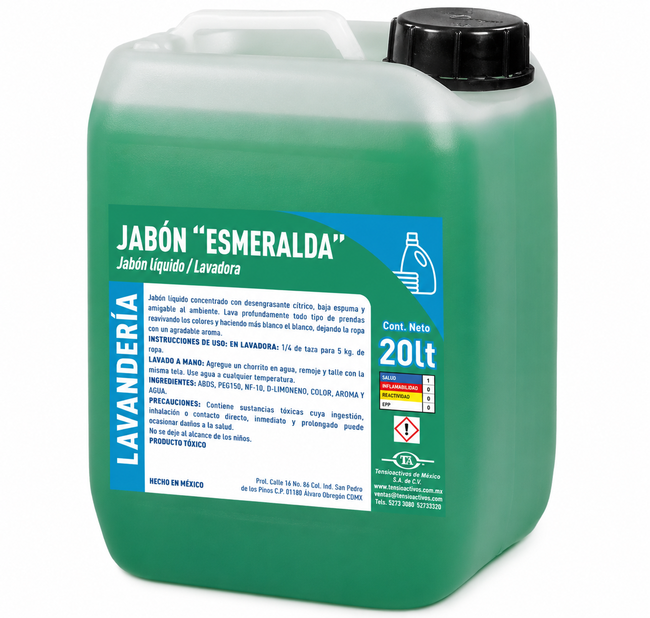 Jabón Esmeralda 20L
