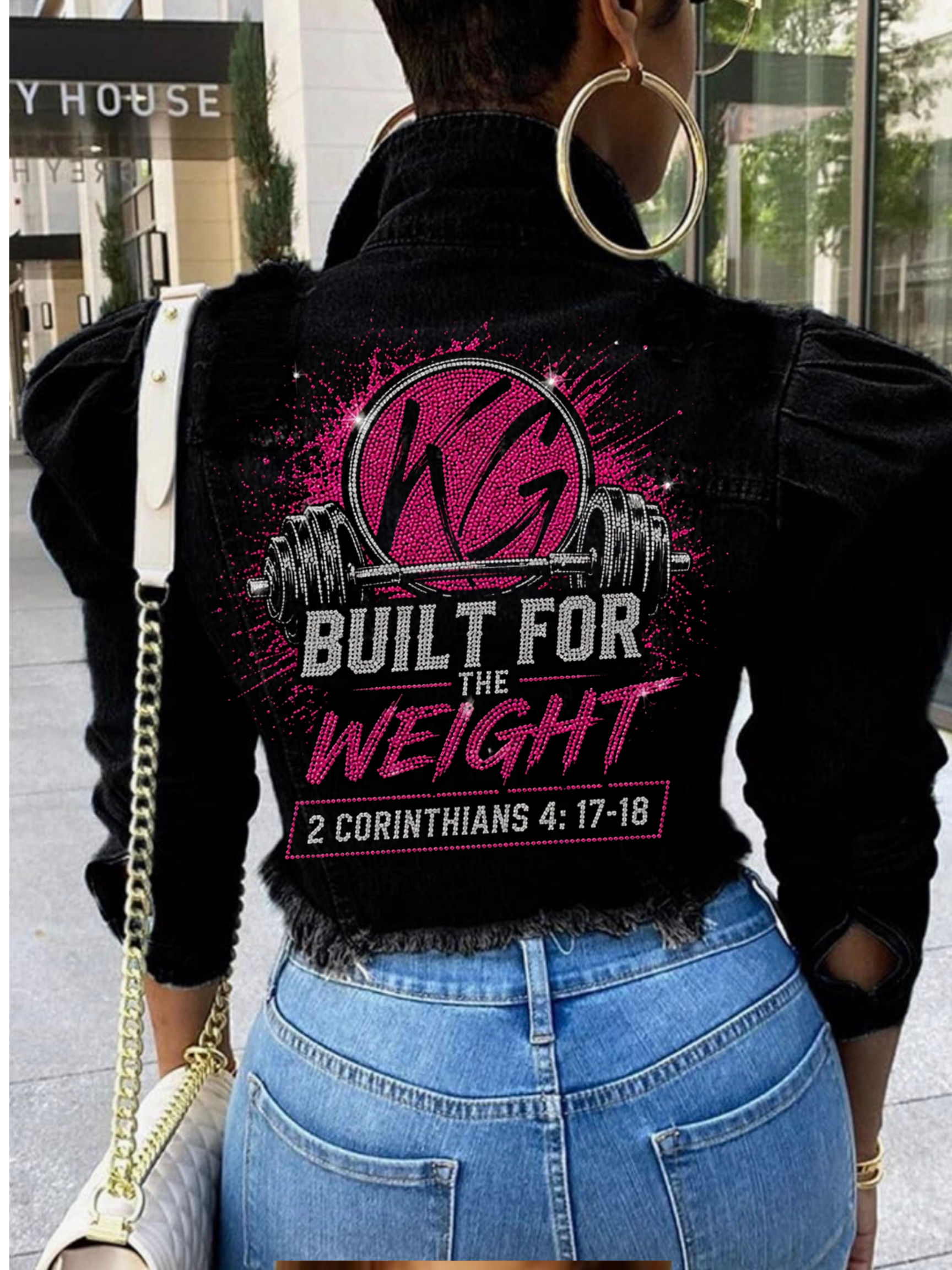 BFW Bling Ripped Jacket