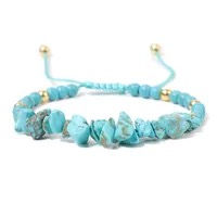 Natural Stone Bead Cord Bracelet 