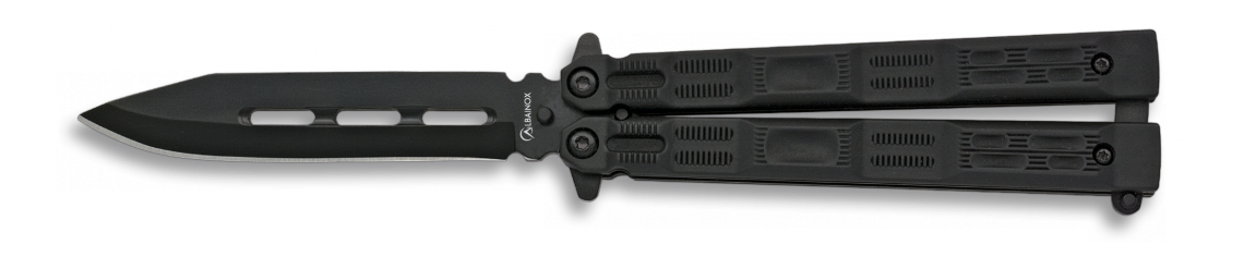 abanico albainox negro. 9 CM