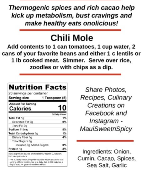 Thumbnail: Maui Chili Mole Seasoning Powder
