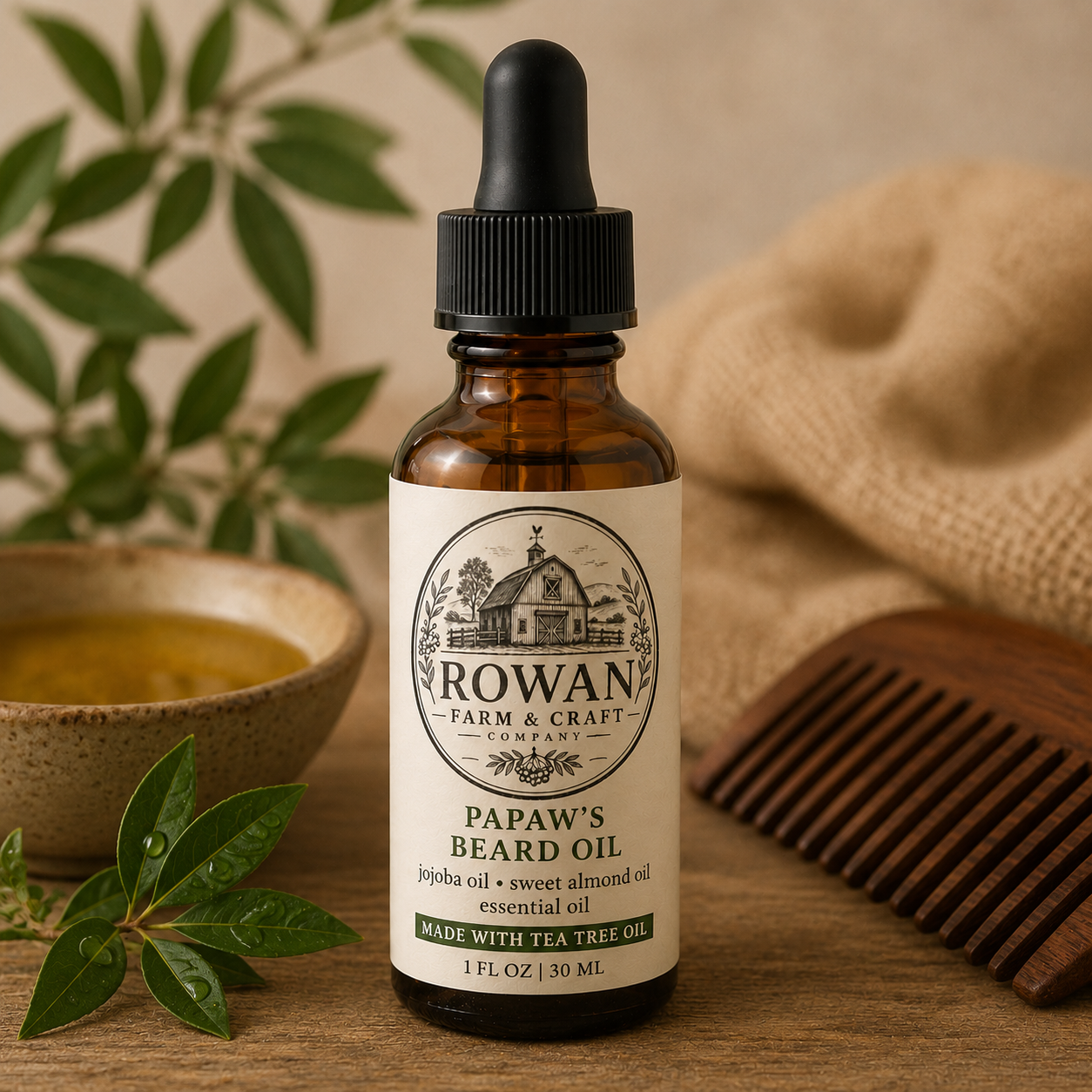 Papaw's Tea Tree Beard Oil