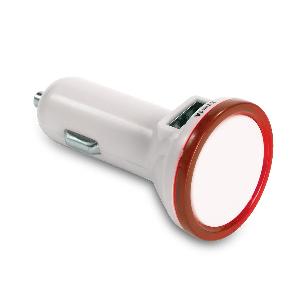 תמונה ממוזערת: אקסס - מטען USB עם 2 יציאות למצת לרכב