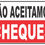 Miniatura: Placa PVC Cheques