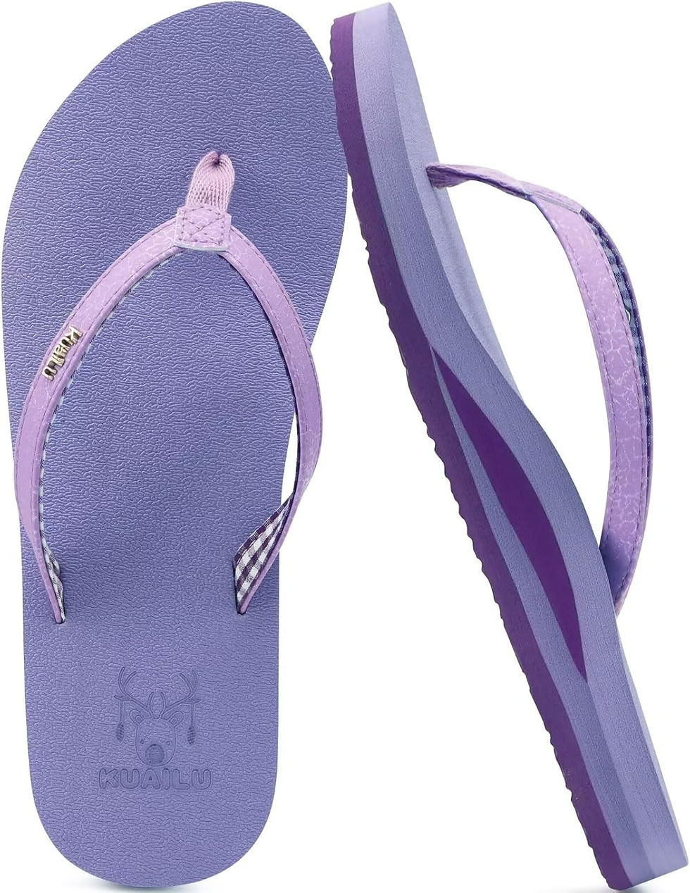 Thumbnail: KuaiLu Sandalias con soporte de arco para mujer, cómodas sandalias de yoga par