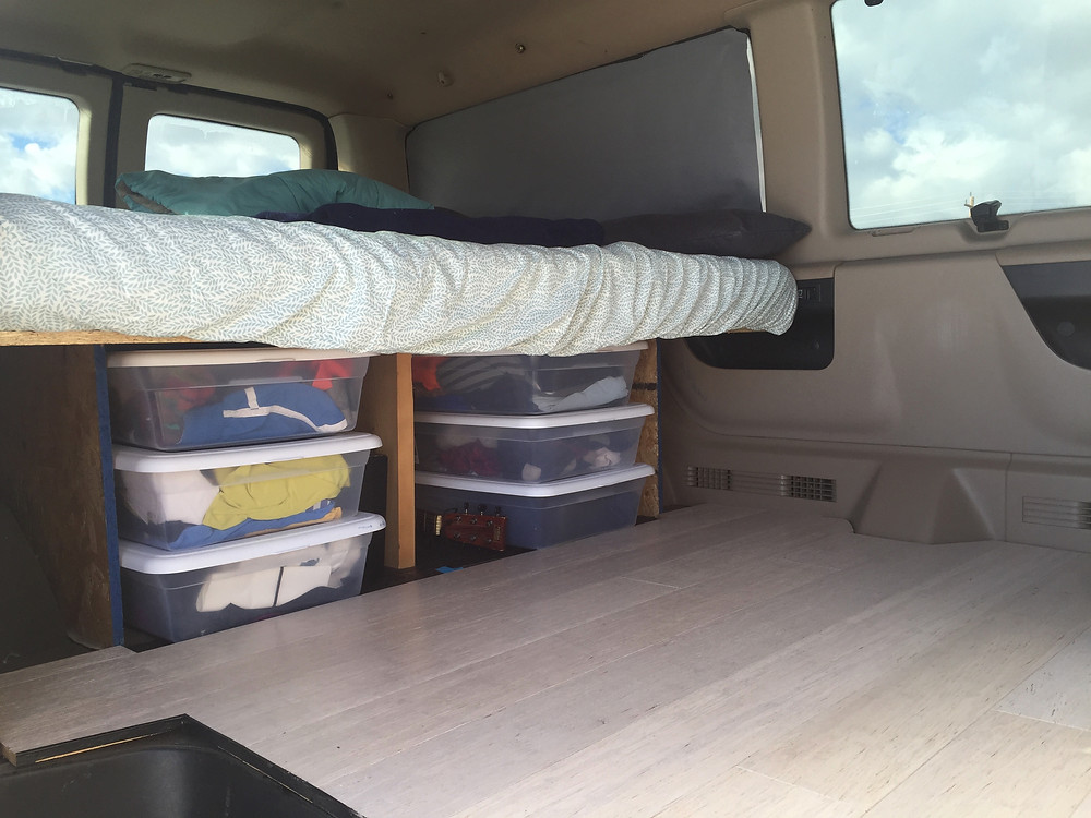 Van interior