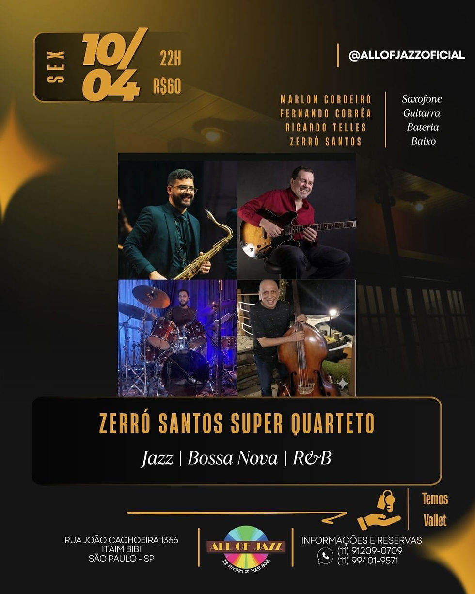 ZéRoo Santos Super Quarteto. 