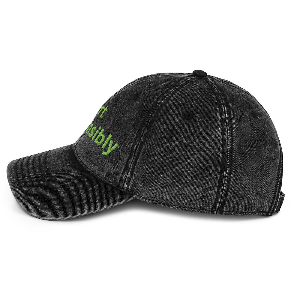 Thumbnail: Flirty Vintage Cotton Twill Cap