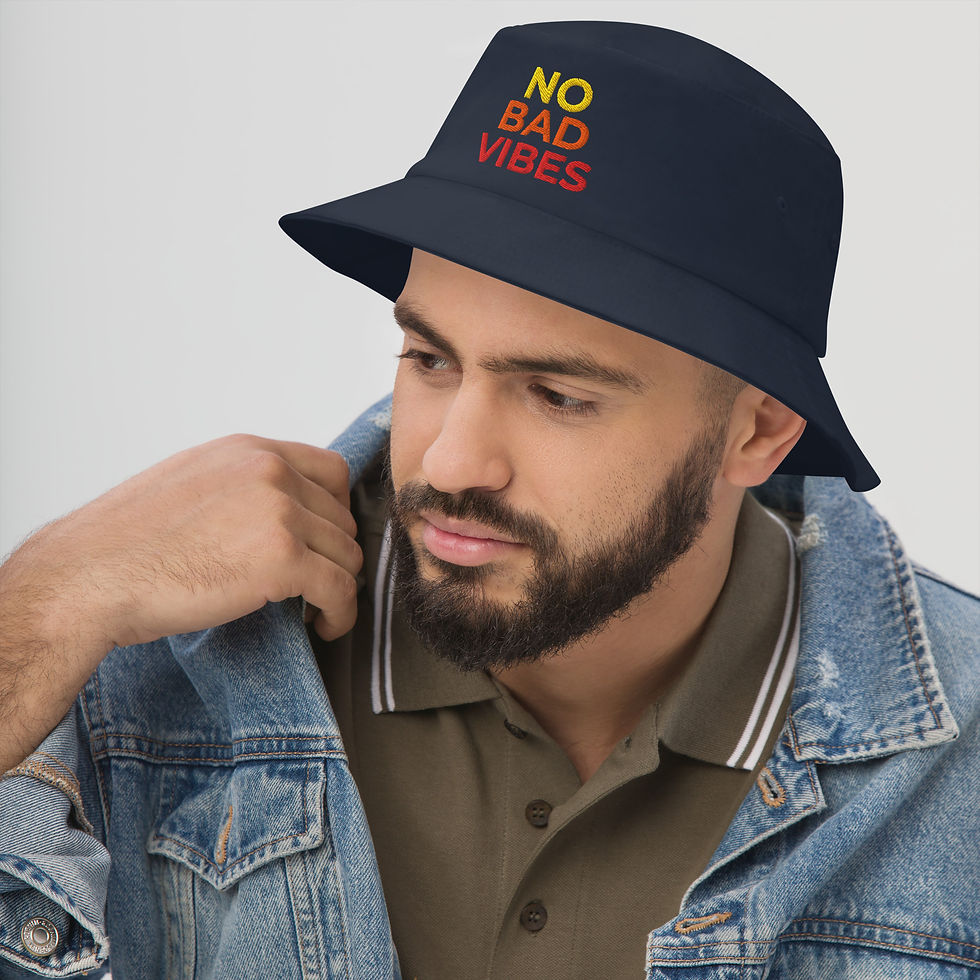 Thumbnail: No Bad Vibes Bucket Hat