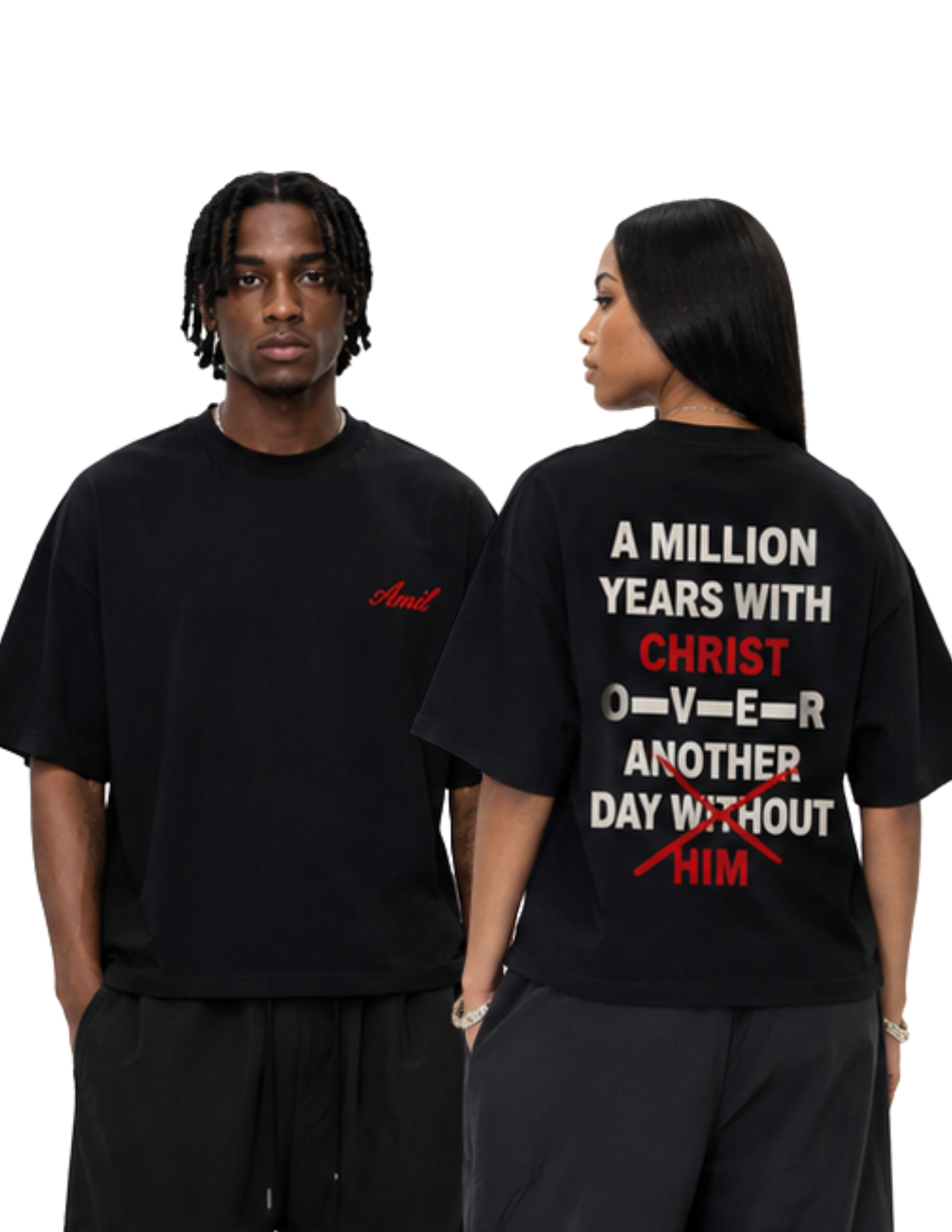 Amil Oversized Drop Shoulder T-Shirt