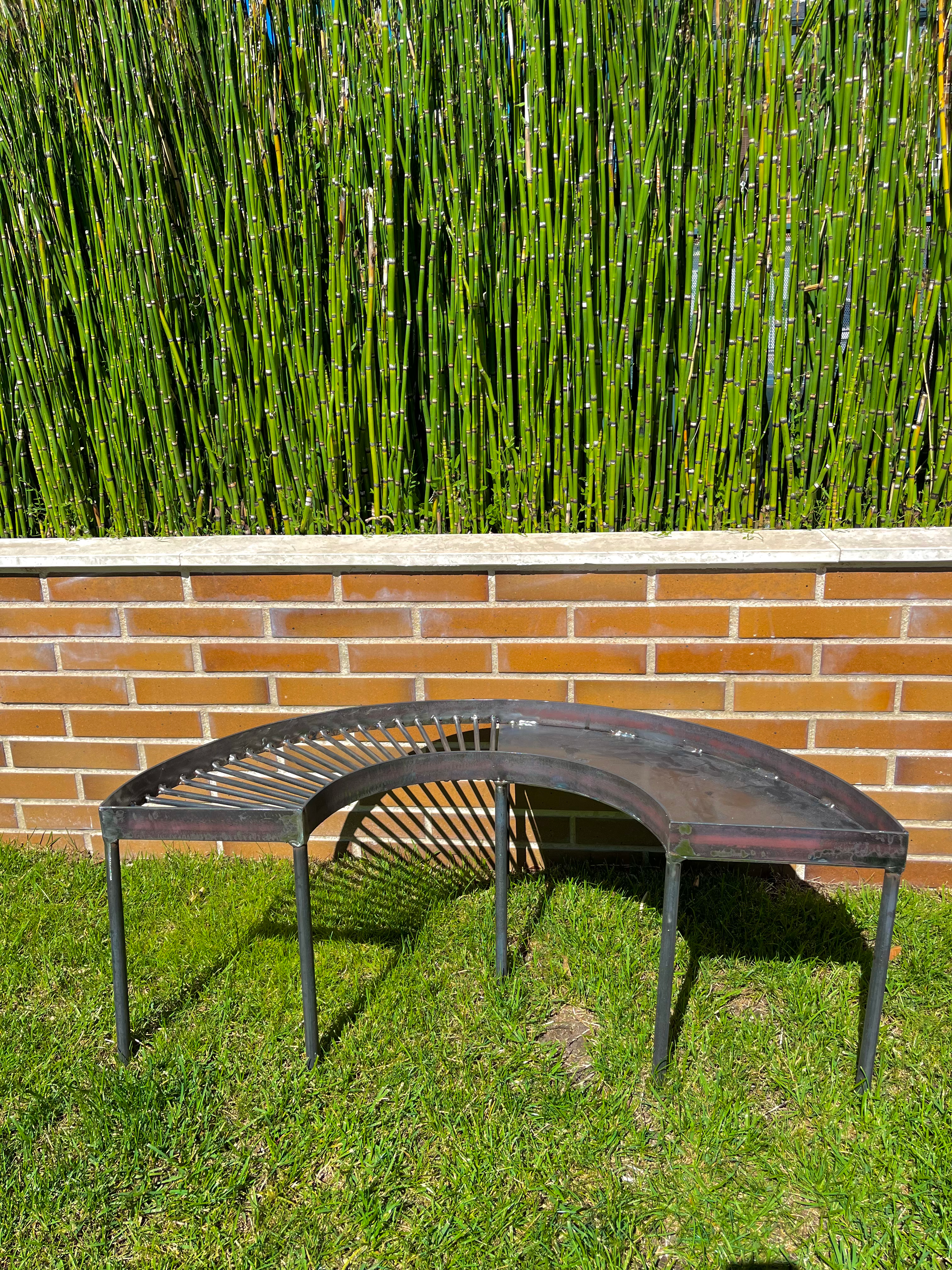 Parrilla y plancha para fogón argentino