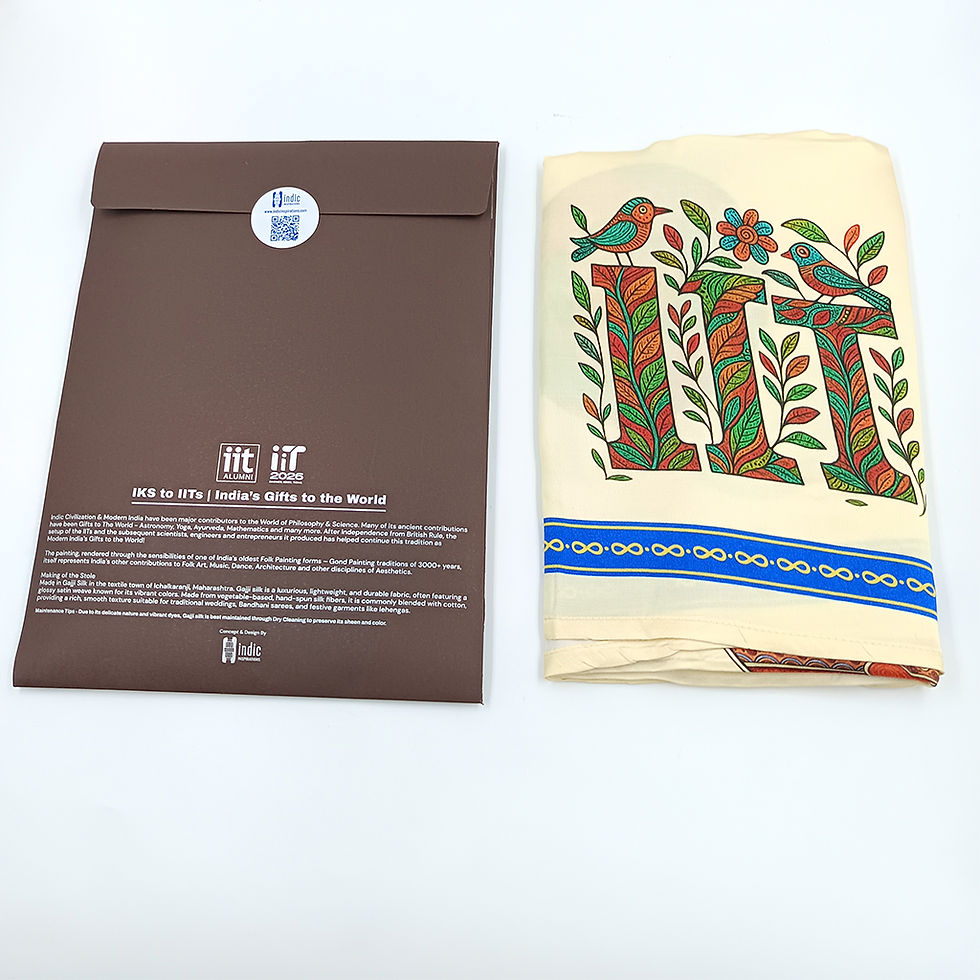 Thumbnail: IKS to IITs | India's Gifts to the World | Silk Stole for Women