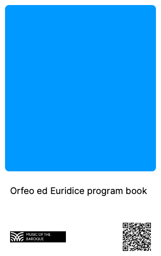 Orfeo ed Euridice program book.gif