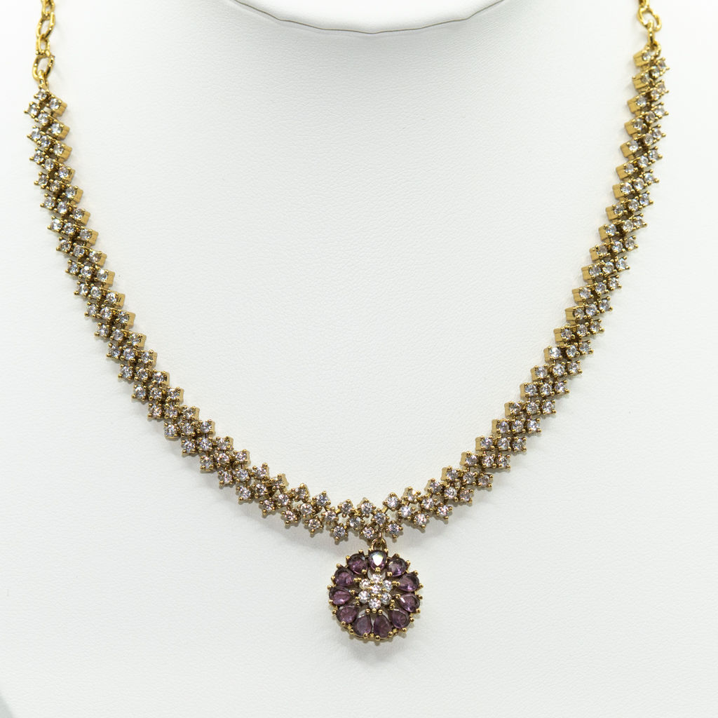 Amethyst Starfall Necklace