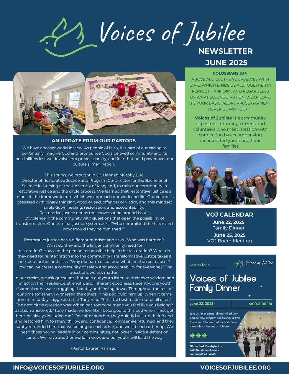 Hope-Building - June Newsletter