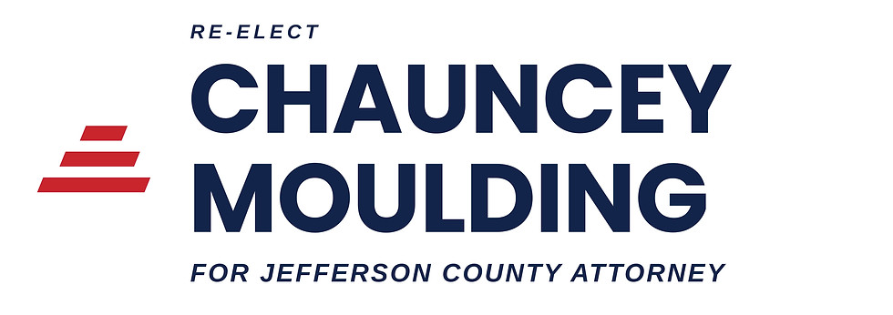 Chauncey Moulding campaign logo - white background