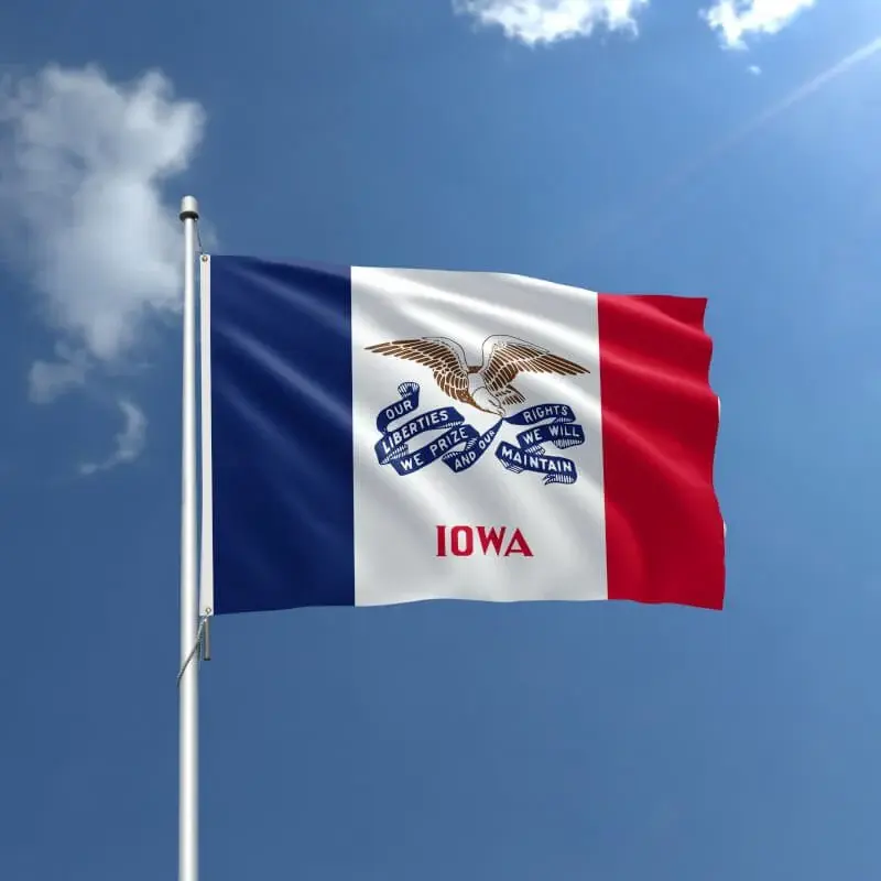 Iowa state flag