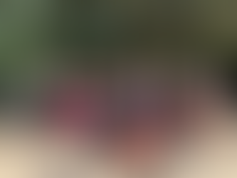 Swimmers in colorful gear cheerfully pose on a sandy beach with trees in the background. Bright swim floats and goggles add vivid colors.