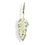 Thumbnail: Elegant silver and gold feather jewellery close-up