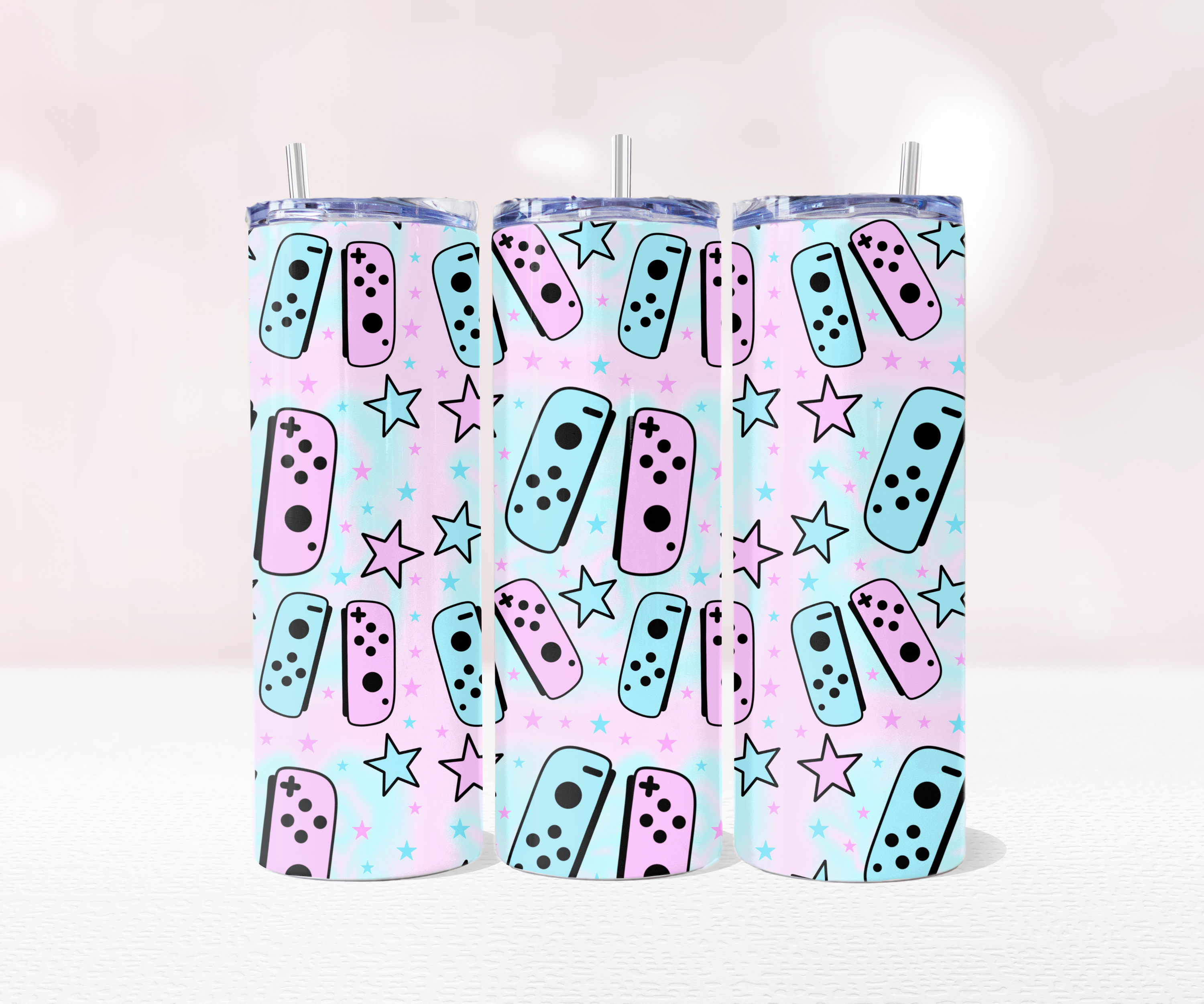 Gamer S Seamless - Full 20oz Tumbler Sublimation Ready To Print