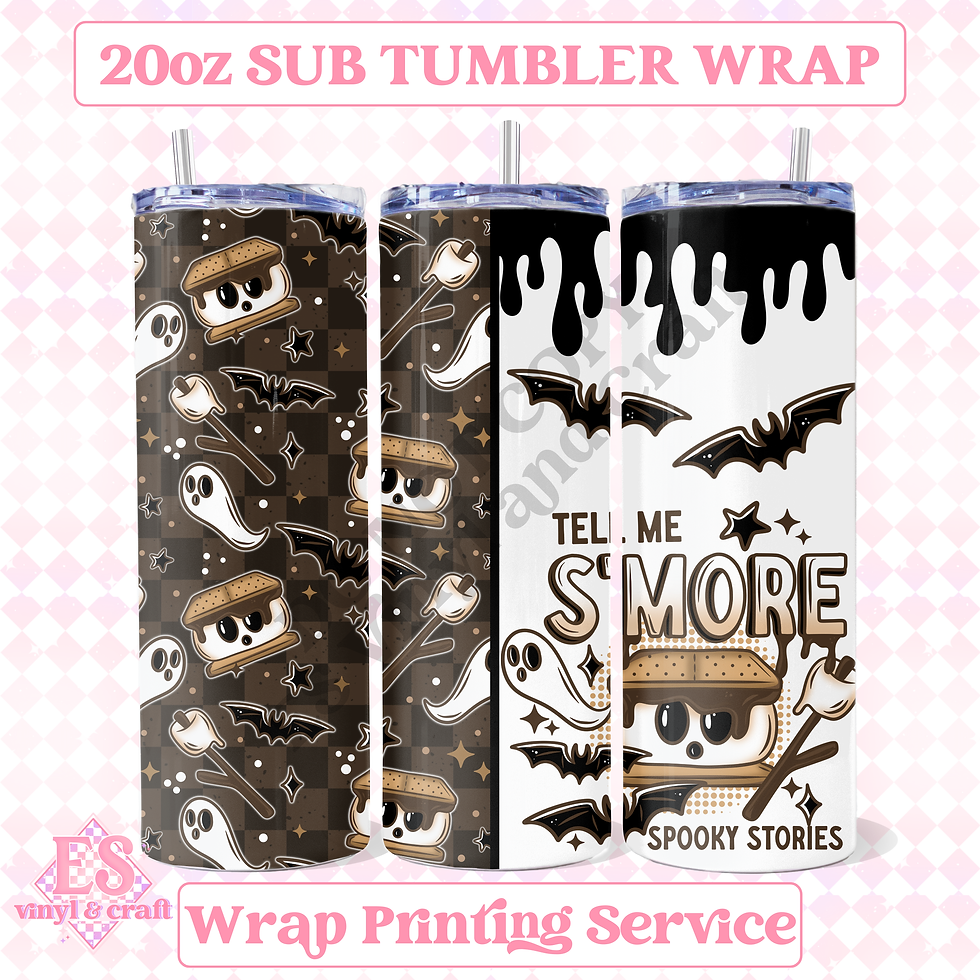 Spooky Stories - Full 20oz Tumbler Sublimation Print