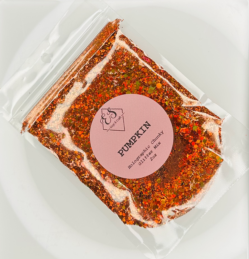 Pumpkin - Holographic Chunky Glitter Mix