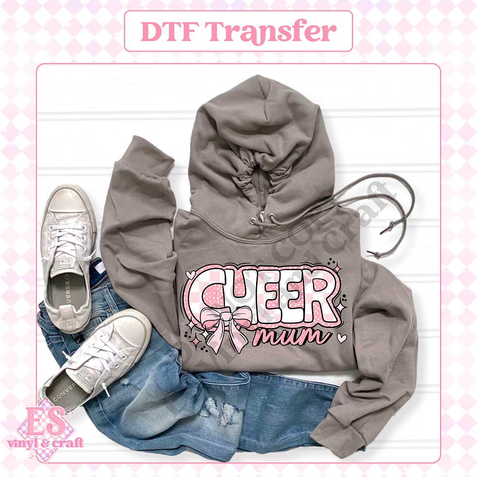 Cheer Mum or Cheer Mama - DTF Transfer