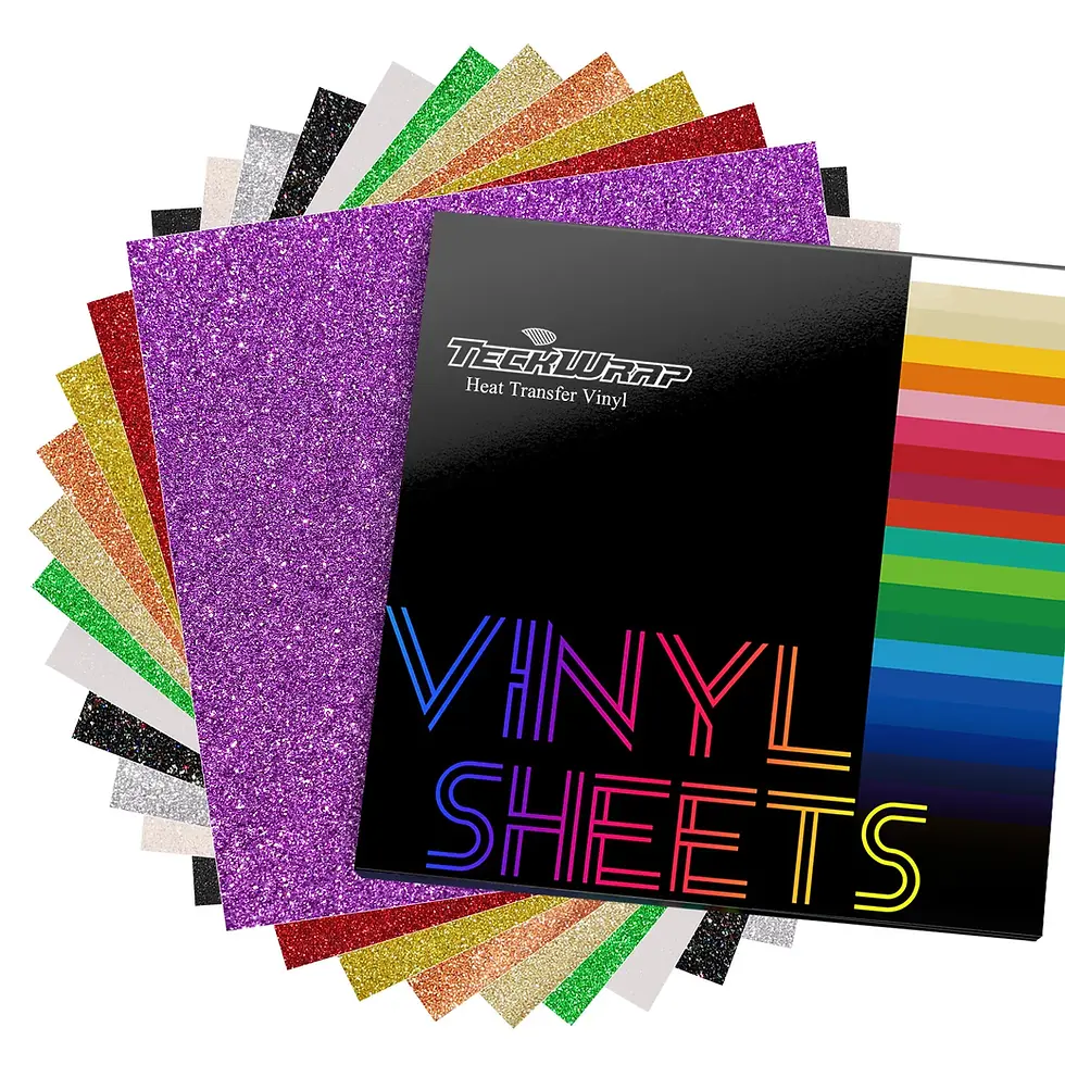 Glitter HTV Sheets Pack