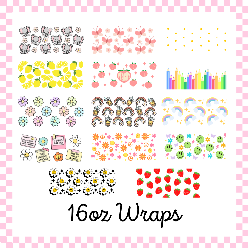 16oz Beer Can / Libbey UV-DTF Transfer