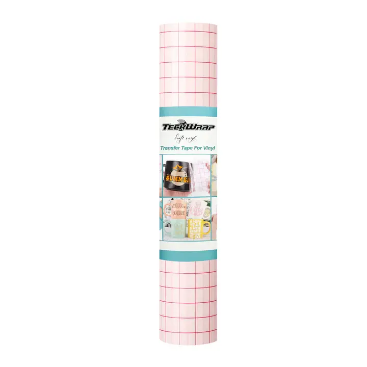 Red Grid Transfer Tape - Medium Tack