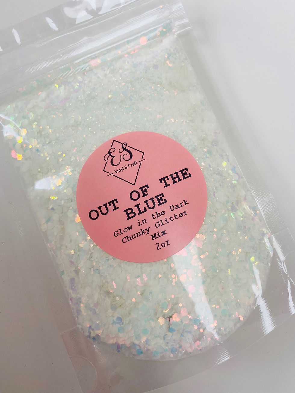 Out of the Blue - Glow in the Dark Chunky Glitter Mix