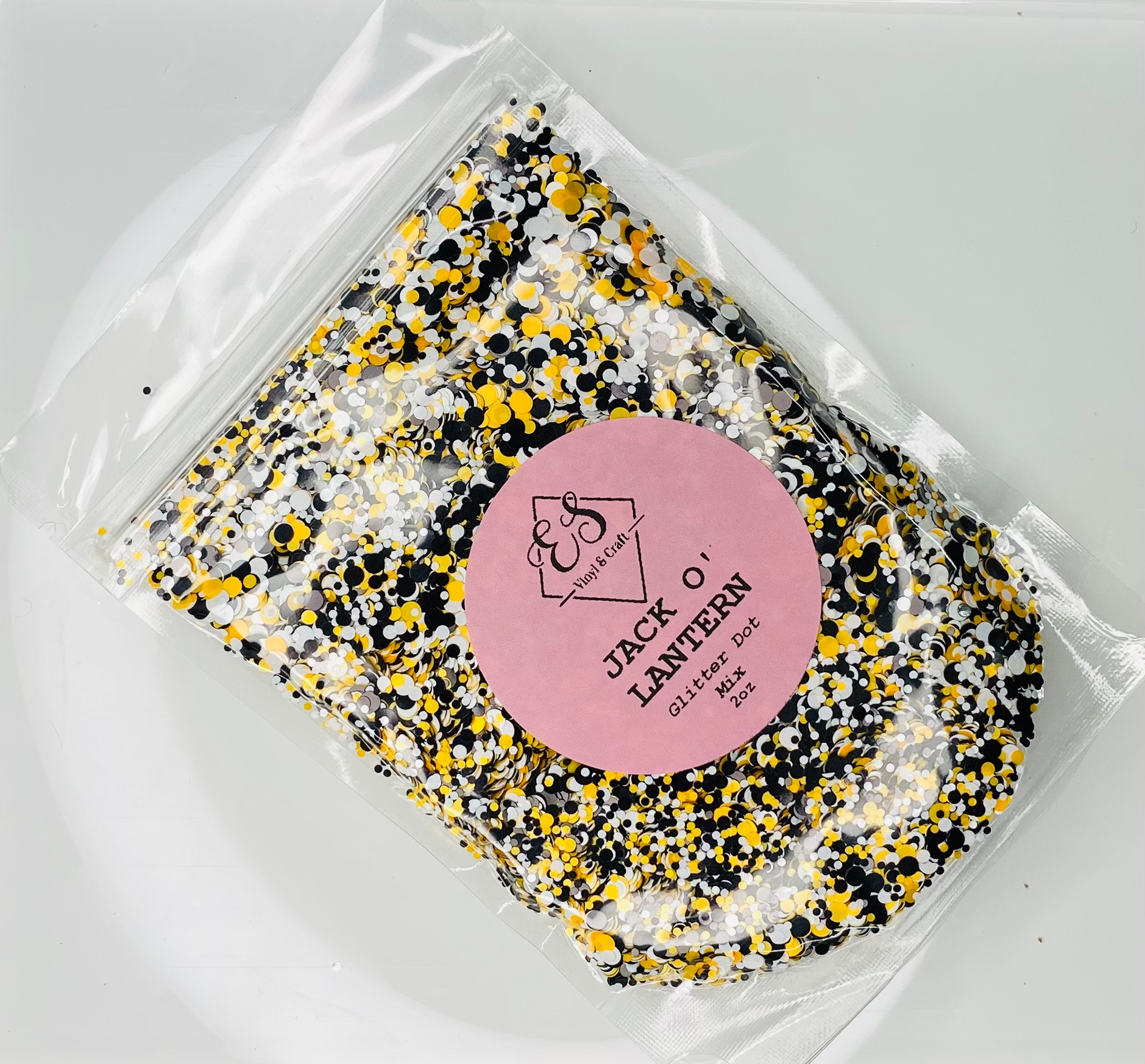 Jack O' Lantern - Dots Glitter Mix
