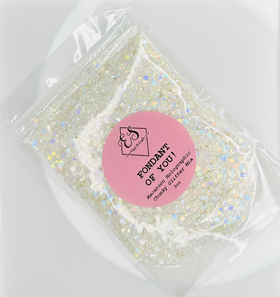 Fondant of You! - Macaroon Holographic Chunky Glitter Mix