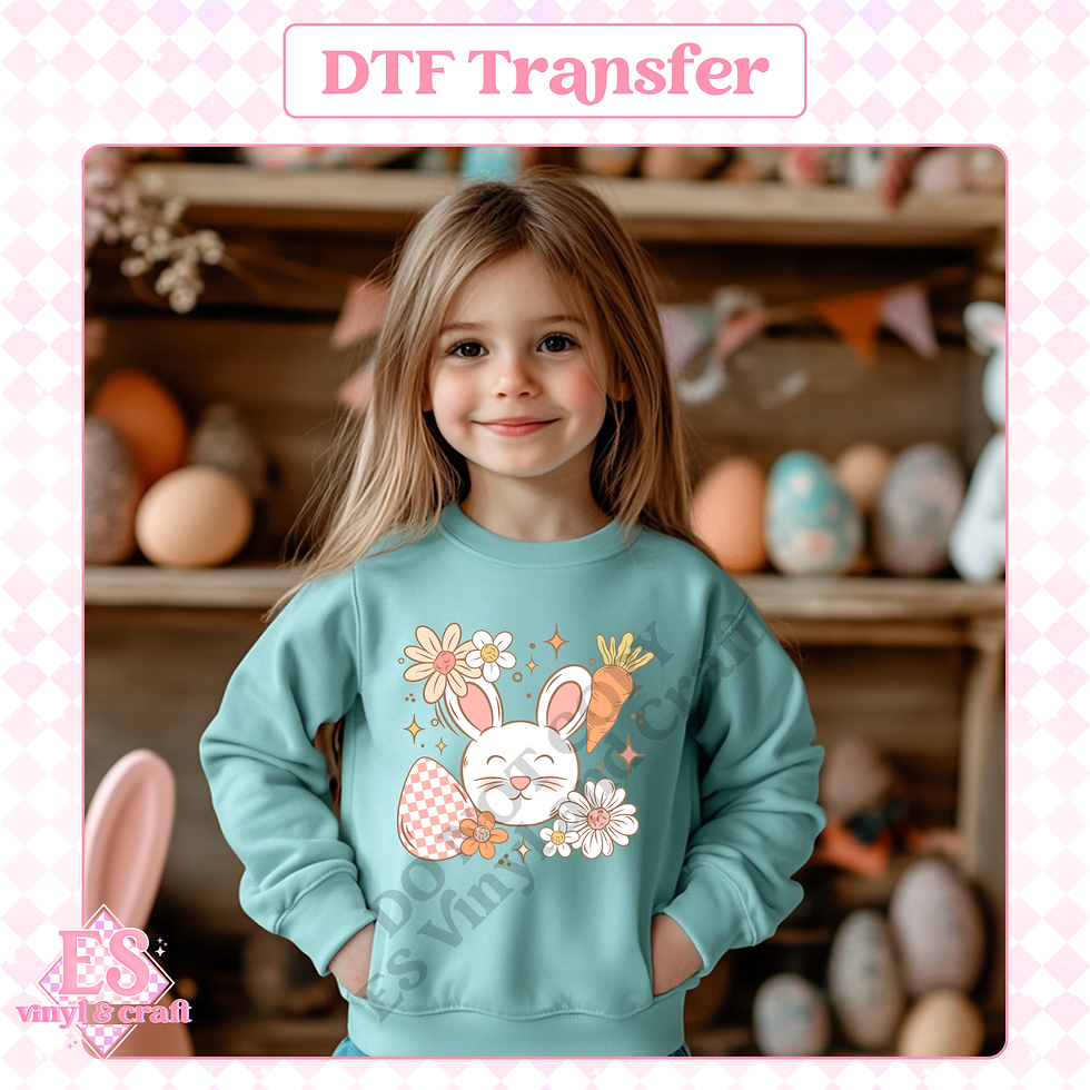 Easter Bunny Collage - DTF Transfer